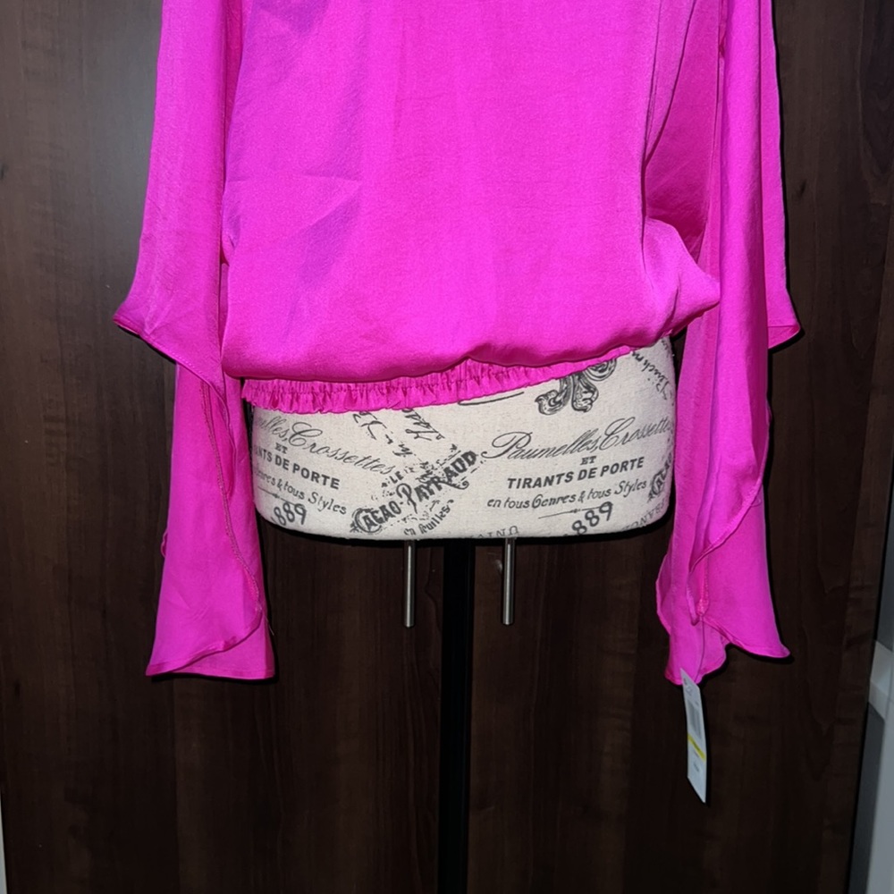 MSK Smocked Blouson Top, Gypsy Spirit, Size: Medium - Picture 2 of 5